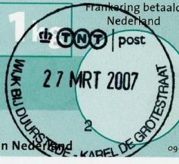 Karel de Grotestraat 65 Status 2007: Postkantoor (Opgeheven: na augustus 2007)