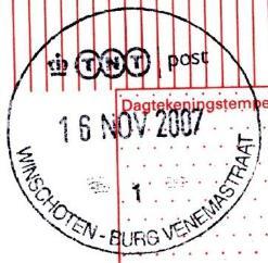Postkantoren BV) WINSCHOTEN -