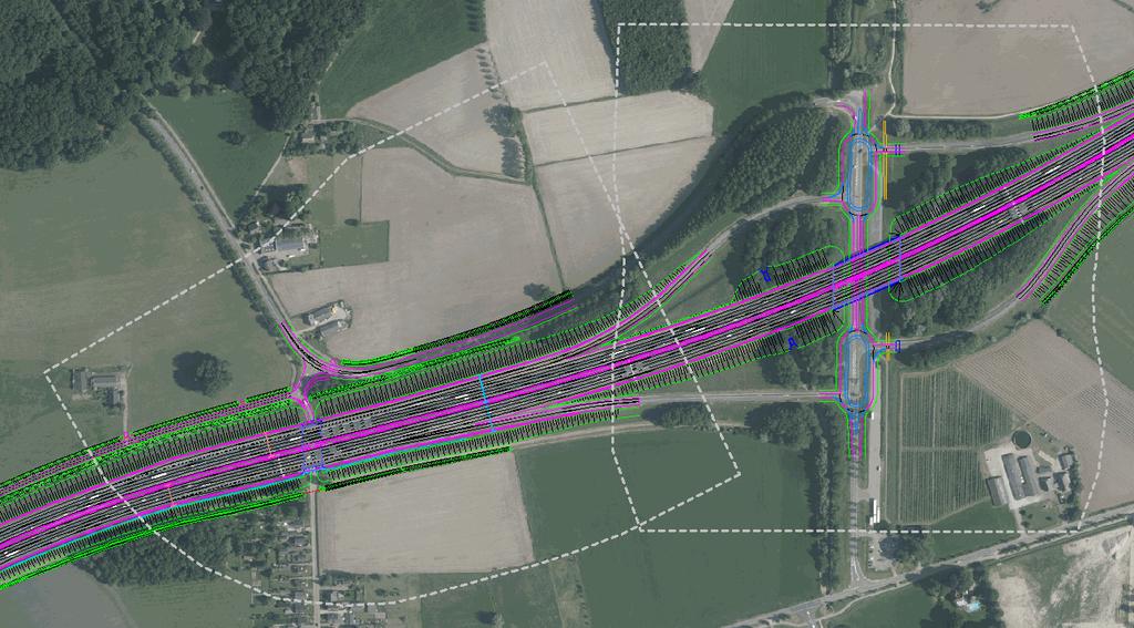4.4 N791 Fliertweg, gemeente Voorst Situatiebeschrijving In het kader van het TB A1 Apeldoorn - Azelo wordt de aansluiting N791 Fliertweg aangepast.