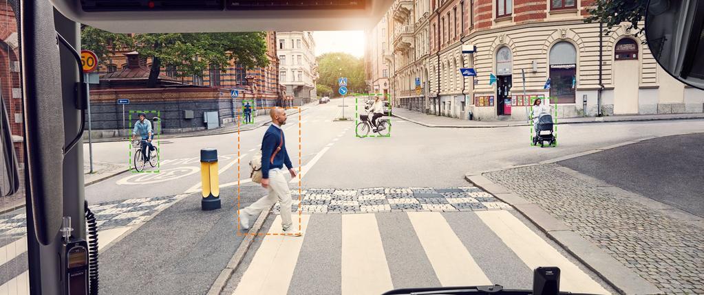 Volvo s veiligheidsonderzoek richt zich op alle weggebruikers, ook buiten de bus.