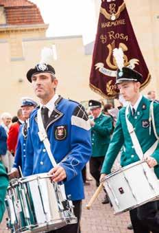 Samen spelen we meerdere marsen zoals, Paulimar, Belgano, Sant Carlo en Saluta