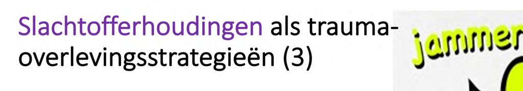 zelfdestructief gedrag chronische depressiviteit chronische