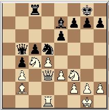 Wit en zwart werden toen samen miljonair met 6 nullen: 18. 0-0-0, 0-0-0 19. h4, Tde8 20. Tde1, Te4! Ik moest toen goed opletten gezien de zwakte van pion g3. 21. Te2, The8 22.