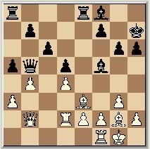 Ha, een remise, een glimlach waard! Van Leo de Jager, overigens in een bloedeloze ontmoeting. De deling stond bij de aanvang als het ware al vast. 23. bxa5, Txa5 24. Dxb5, Txb5 25. a4, Tb4 26.
