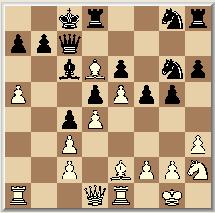 Zwart miste die mogelijkheid en vervolgde met: 31, Lxf2 32. Te8+, Kg7 33. e5, Lg1+ 34. Kh1, Lf2+ 35. Kh2, Lg1+ 36.