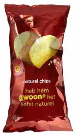 CHIPS NATUREL Huismerk, Zk 200 g art.