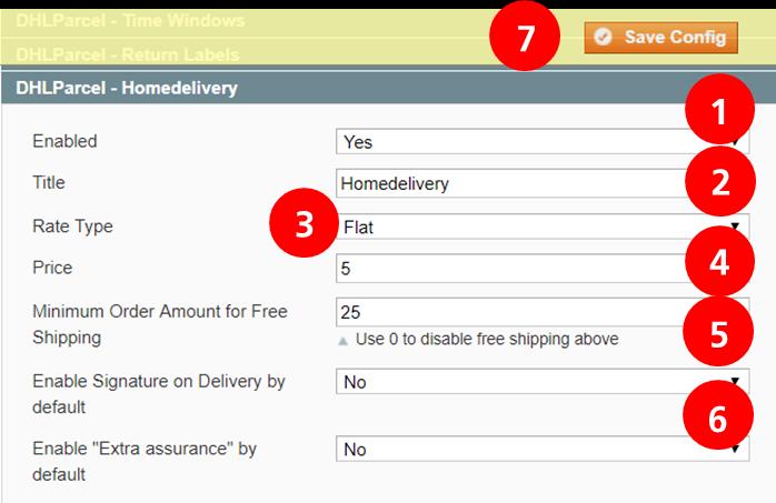 Homedelivery - levering op het thuisadres van de ontvanger Wilt u altijd dezelfde verzendkosten in rekening brengen? Volg dan de instructies bij stap 1, anders ga direct door naar stap 2.