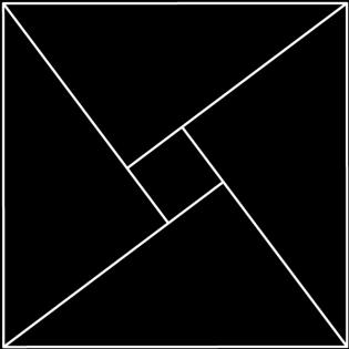 cm B: 5,0 cm C: 3, cm D: 4,1 cm b Voor elke zijde geldt dat het de schuine zijde van een rechthoekige
