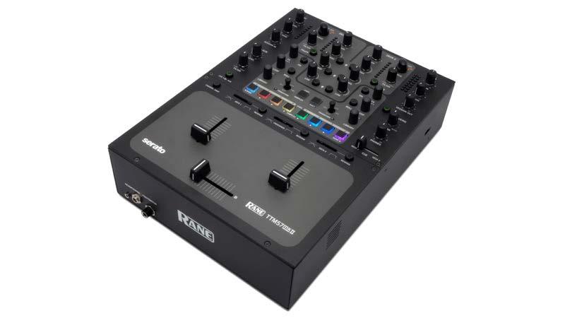 MIXERS DJM 1000 DJM S9 RANE TTM57 MKII RANE Sixty-Two of Seventy-Two 6 stereokanalen, 2 aux sends voor uitvoer naar externe FX-units Vechtmixer met twee kanalen voor Serato DJ.