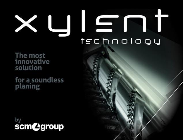 Xylent technology Deze schaafas is voorzien van 3 spiraalmessen.