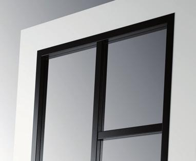 Zwarte glaslatten optioneel Met het juiste garnituur maakt u de styling van stijldeur compleet.