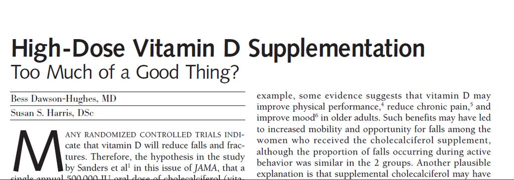 Sanders et al, JAMA 2010; 303(18); 1815-1822 Jaarlijkse dosis van 500.