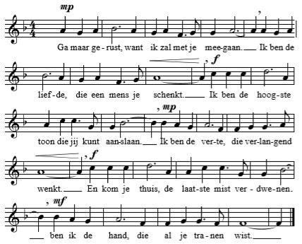 And on that day when my strength is failing The end draws near and my time has come Still my soul will sing your praise unending Ten thousand years and then for ever more Allen: Bless the Lord, o my