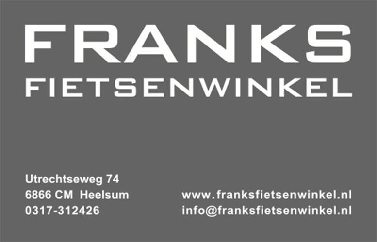 Page: 7 FRANKS FIETSENWINKEL Franks Fietsenwinkel is de specialist in schoolﬁetsen, e-bikes en MTB- of raceﬁetsen.