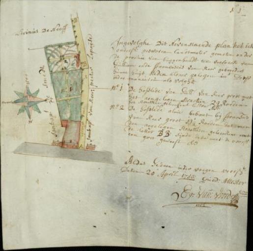 Kaart van huizen en hoeven te Buggenhout Aanmaakdatum: 1753 Kaart van de huizen en de hoeven in Buggenhout die eigendom