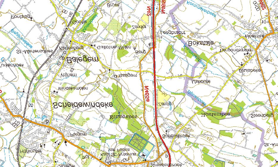 Plangbid Plangbid Grnslijn Lijn Achtrgrond: Rastrvrsi van d topografisch Achtrgrond: kaart uitggvn Rastrvrsi 2001 op van schaal d topografisch 1/50000 door kaart ht