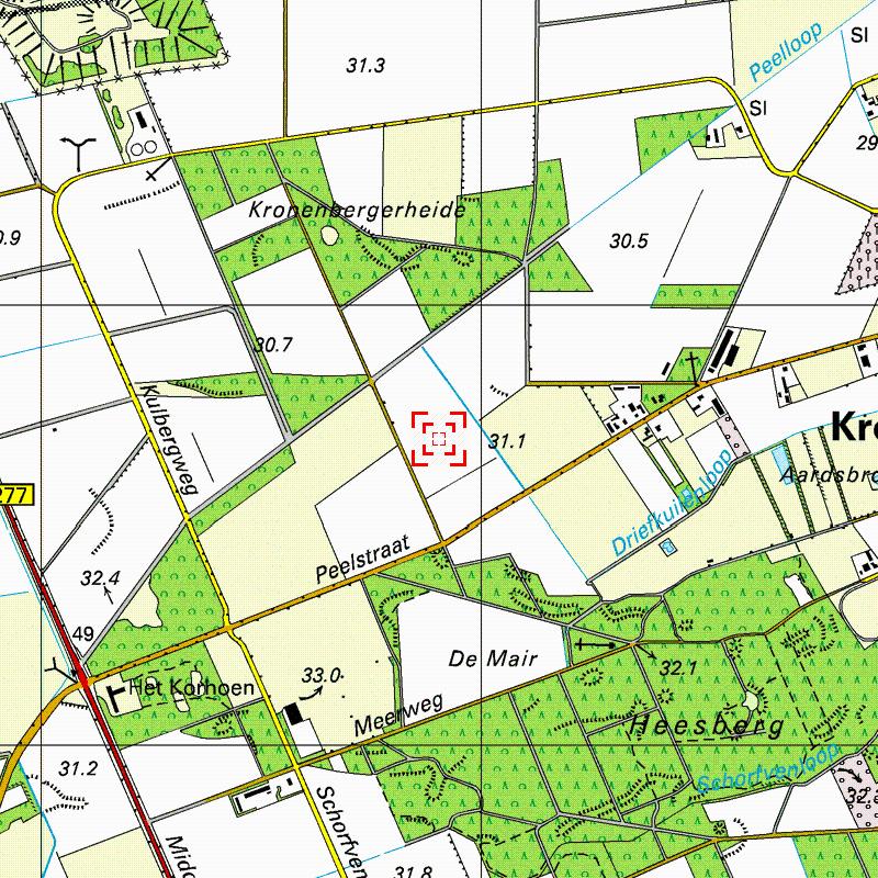 Omgevingskaart Klantreferentie: AM298-GR m 25 m 625 m Deze kaart