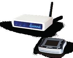 Voor gegevensoverdracht via Bluetooth moet het apparaat dichtbij de diasend Transmitter worden