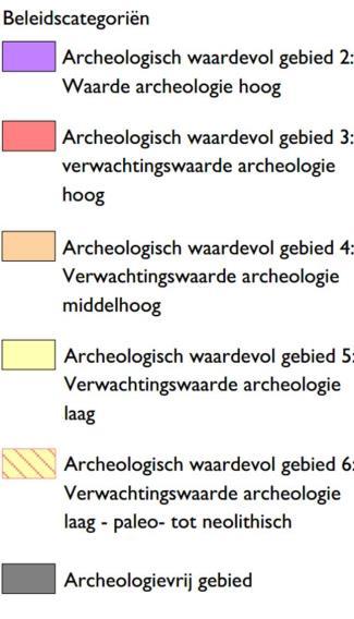 Op de Nota Archeologie gemeente Zundert, behorende bij Bestemmingsplan Buitengebied Zundert 2012, is aangegeven dat de planlocatie is gelegen in Archeologisch waardevol gebied 6: verwachtingswaarde