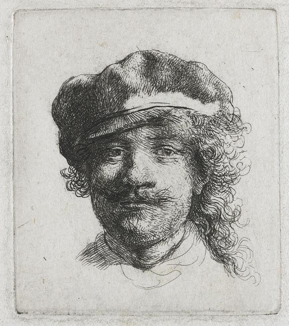 Het is een aardig velletje geworden van 1x3 en 1x 2 zegels om en om in het vel geplaatst. De zegels tonen zelfportretten van Rembrandt uit het Rijksmuseum van Amsterdam.