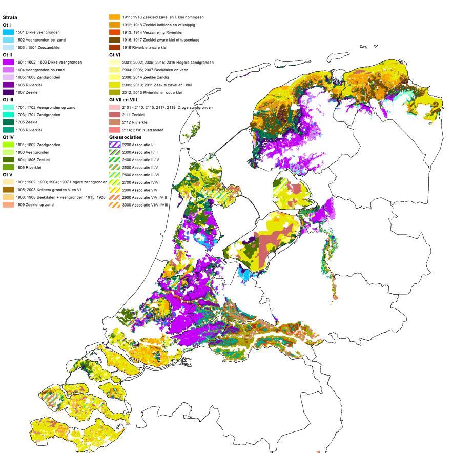 BIS Nederland: wat hebben we gedaan (2) Gt-actualisatie In de periode 2010-2014 is de Gt-actualisatie in holoceen Nederland