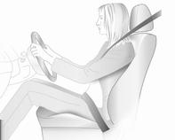 36 Stoelen, veiligheidssystemen Voorstoelen Stoelpositie 9 Waarschuwing Alleen met een correct ingestelde stoel rijden.
