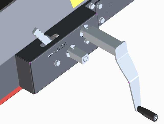 Handmatige lengteverstelling, MC Dual Mechanische lengteverstelling met draaihendel 2 snelheden Vrijloopfunctie