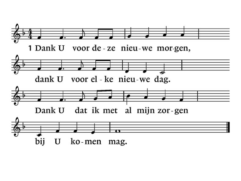 ! In de kerk Muziek Stilte Woord van welkom Openingslied: