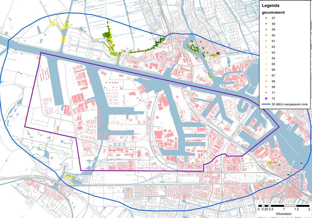 I.2006.1368.19.R002 Havenbedrijf Amsterdam; cumulatie Westpoort en HoogTij 5. Resultaten De resultaten zijn in de figuren hieronder grafisch weergegeven.