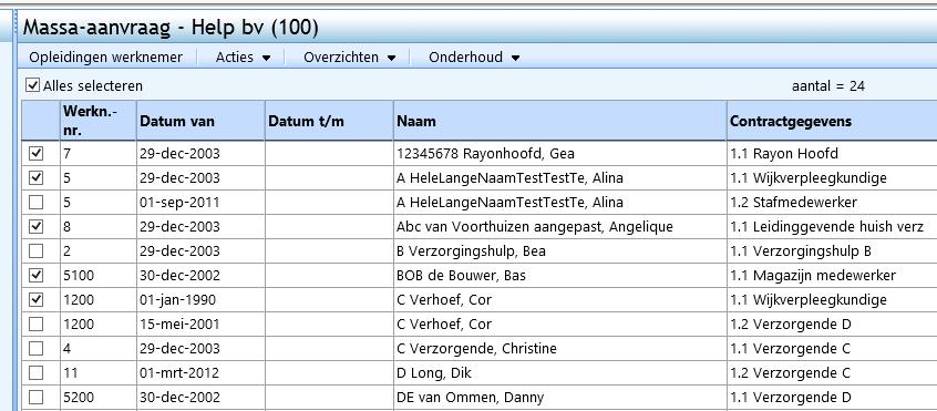 2.16 OPLEIDINGEN: GEWIJZIGDE INRICHTINGSMOGELIJKHEDEN 2.16.1 Metagegevens Om te bepalen welke velden u wilt kunnen zien en wilt kunnen invoeren bij registratie en aanvragen van opleidingen richt u de metagegevens in.