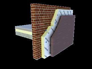 WALL L FLEX Isolatieplaat voor spouwmuur WALL L FLEX WALL L FLEX is een PIR isolatieplaat bekleed aan beide zijden met een meerlaags gasdicht laminaat.