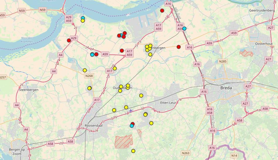 Scenario 3: grote kernen 150 en kleine kernen 80 Christelijke Basisschool De Molenvliet, Openbare Jenaplanschool De Cocon en Rooms Katholieke Basisschool De Rietvest Basisschool de