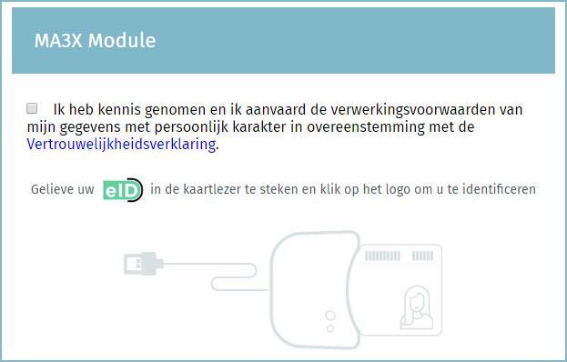 Stap 2 - Toegang en machtigingen Toegang tot deze module is slechts mogelijk nadat iemand de nodige machtigingen heeft gekregen van de bevoegde autoriteiten.