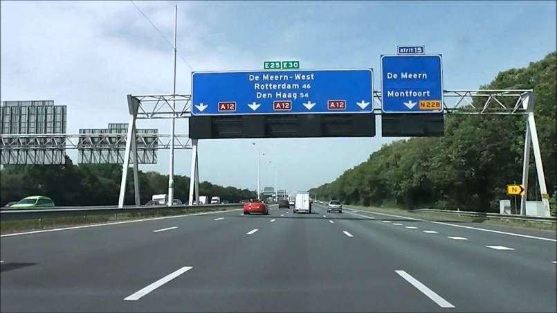 Op welke rijstroken mogen vrachtauto s rijden?