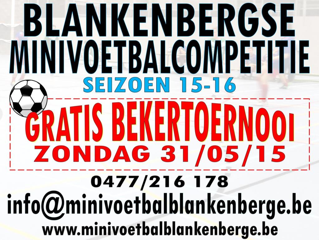 VMF KERN BLANKENBERGE www.minivoetbalblankenberge.