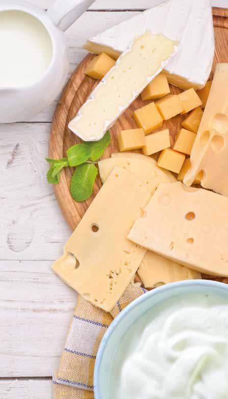 Volle zuivel is een prima optie als je een te laag gewicht hebt en wilt aankomen. Volle melk, yoghurt en kaas bevat meer vet en hierdoor meer energie.