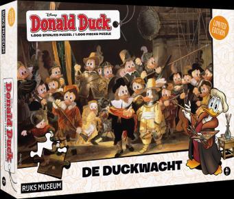 Want wie weet nog wat het echte doek is als Willie Wortel een kopie van de beroemde Duckwacht maakt? En mag Donald de beroemde schilder spelen in het toneelstuk van de Damesclub?