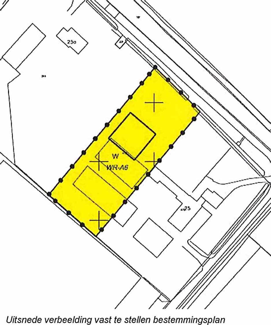 Het bouwvlak komt op een grotere afstand van de Bergerdensestraat en de woning Rosa 9