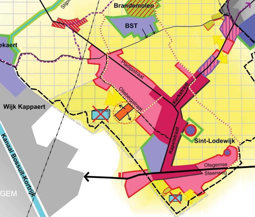 Het plangebied ligt binnen het voorstel van afbakening van de herbevestigde agrarische gebieden. Het terrein is sinds geruime tijd niet meer in landbouwgebruik.