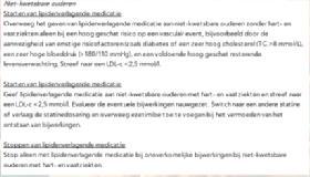 (2017) 63 64 CVRM Addendum 70+ (2017) Samenvatting Cholesterolverlaging De theoretische winst van de