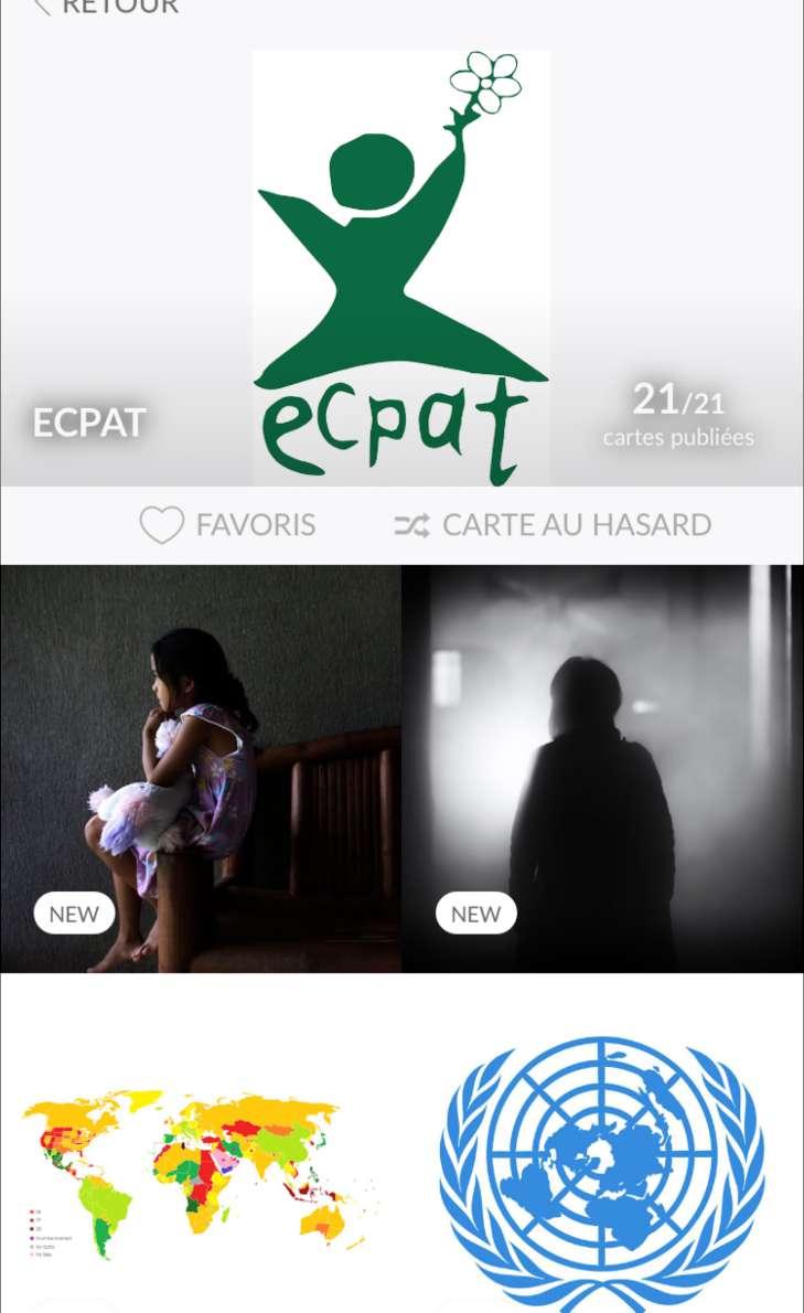 MET INNOVATIEVE MIDDELEN Om de inhoud onder de deelnemers te verankeren, richt ECPAT België zich op participatieve methodologieën en innovatieve tools, zoals de nieuw gecreëerde «Go4Tips Ik zeg STOP!