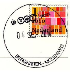 Het stempel werd in januari 2017