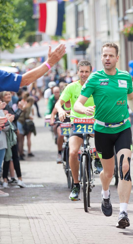 SUPPORTER Supporters van Roparun leveren een belangrijke bijdrage aan het evenement Roparun. Roparun biedt de Supporters dan ook een pakket met verschillende tegenprestaties.