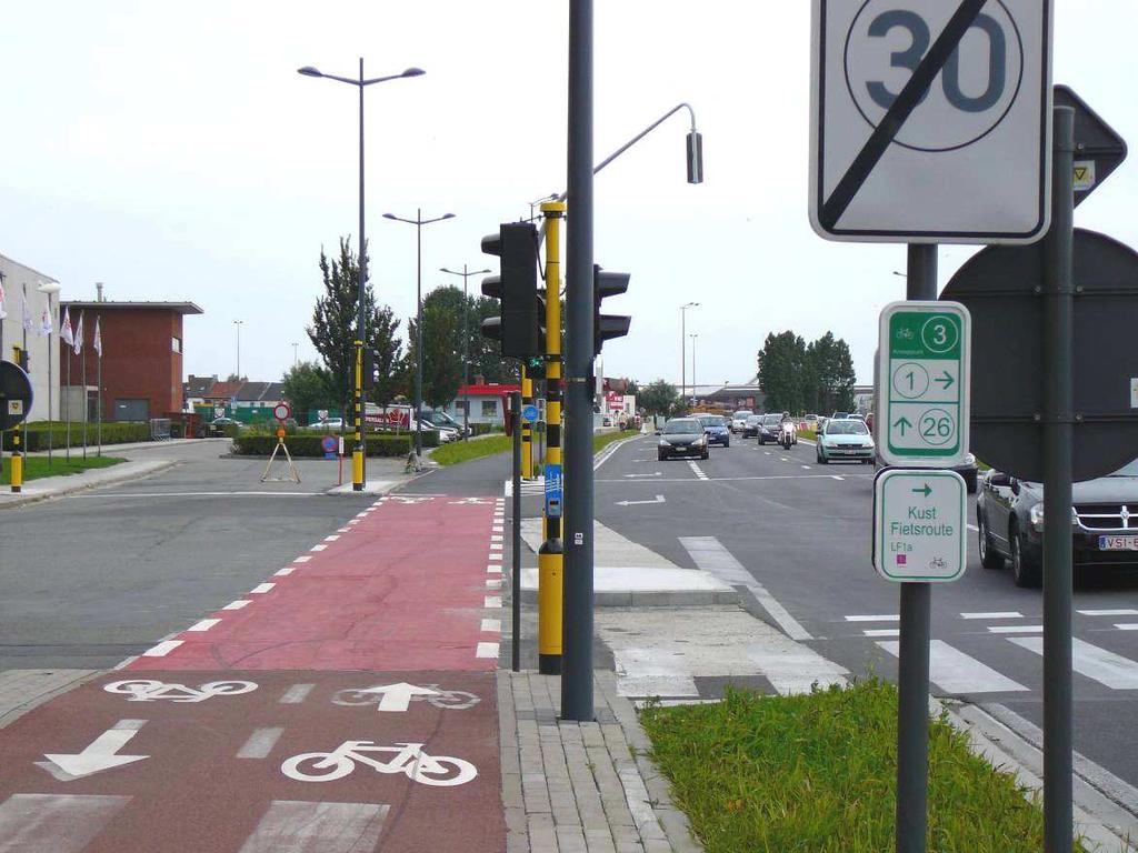 voetgangers en fietsers Verkeerslicht voor fietsers wordt niet