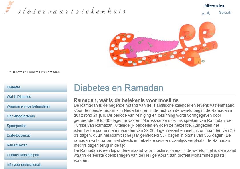 Aanpassingsschema Soort tabletten Voor de Ramadan Tijdens de Ramadan Opmerking Gliclazide Tolbutamide Glimepiride Ochtend Middag Avond www.slz.