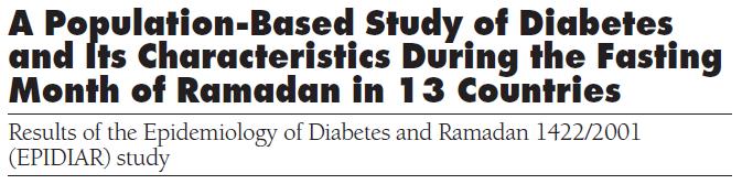 Salti et al. EPIDIAR studie, 2001 n= 12.