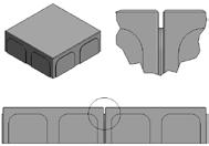 Dat verhoogt de stabiliteit aanzienlijk. Velling Betonstraatstenen en -tegels kunnen voorzien worden van een vellingkant. De minimale afmeting bedraagt 2/2 mm. Het voordeel?
