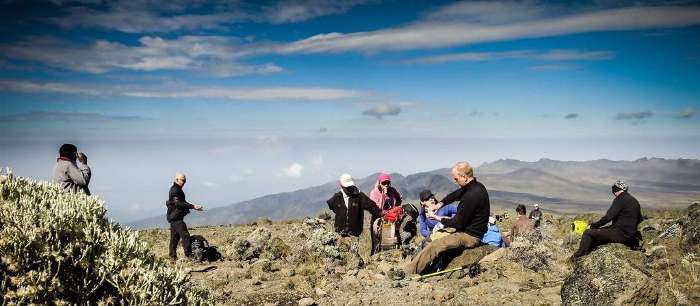 Data 2019 Machame route: 18-28 juli 2019 Lemosho route: 26 september - 6 oktober 2019 Kosten Machame route: 2850,- Lemosho route: 3150,- Begeleiding Nederlandse expeditieleider uit het team van