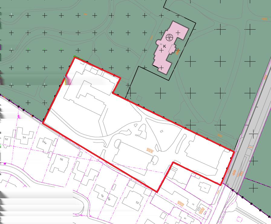 Zuidstrook De Hartekamp Beschrijving zuidstrook Begrenzing De zuidstrook betreft het zuidoostelijke deel van de buitenplaats De Hartekamp. Het gebied kent geen formele begrenzing.