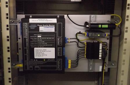 Figuur 5.1: Principe schema dataontsluiting PQ meters (E)HS systeem Voor het HS- en EHS-net wordt gebruik gemaakt van de meeteenheid Unipower UP2210.